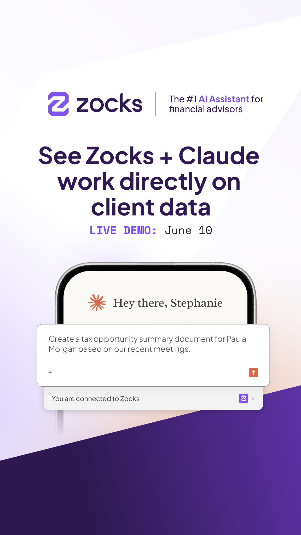 Zocks Facebook ad