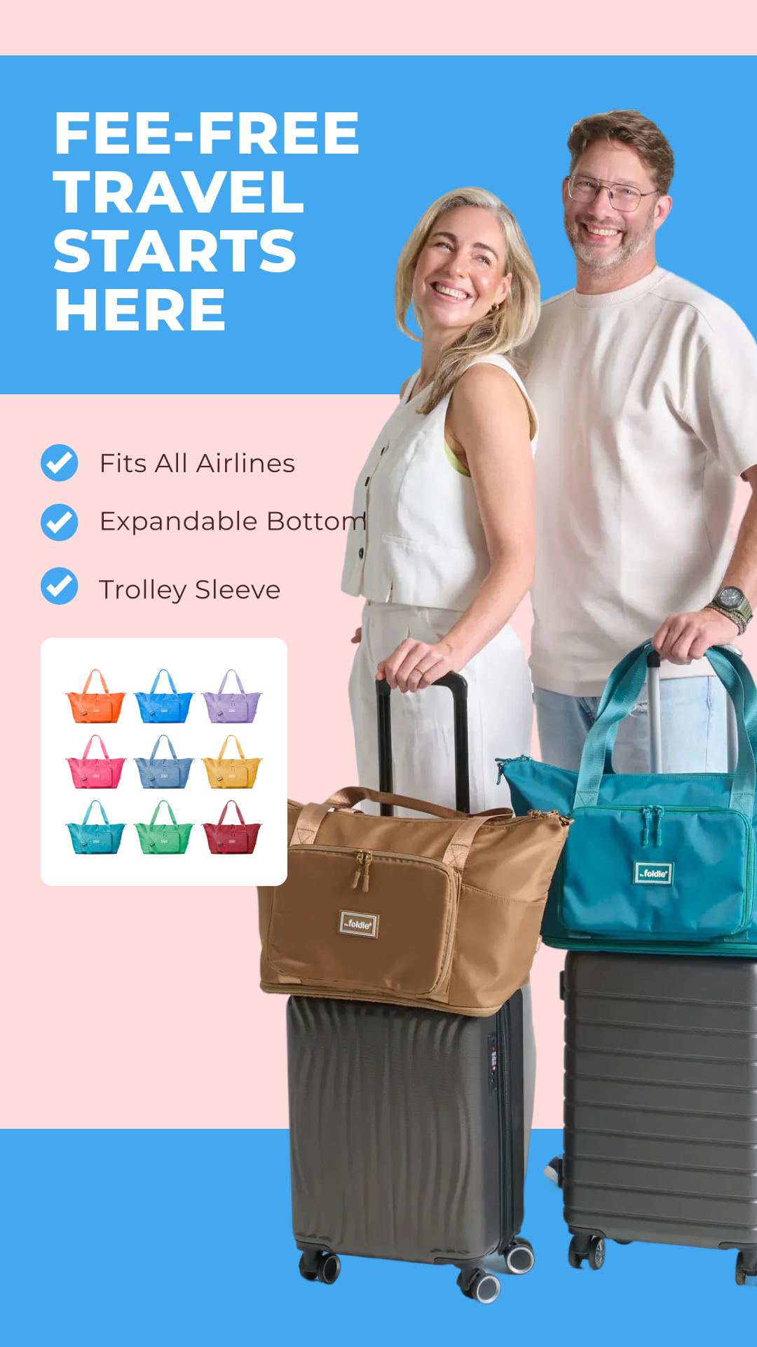 The Foldie Facebook ad
