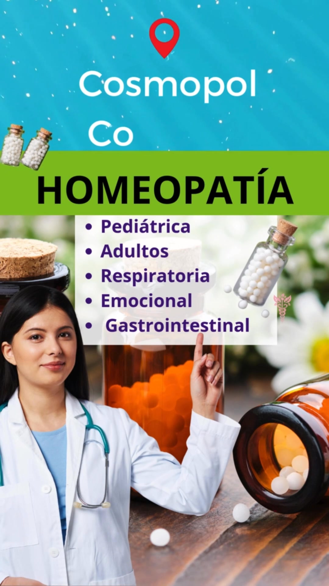 Homeopatรญa Dra. Contreras Facebook ad: AGENDARCITA