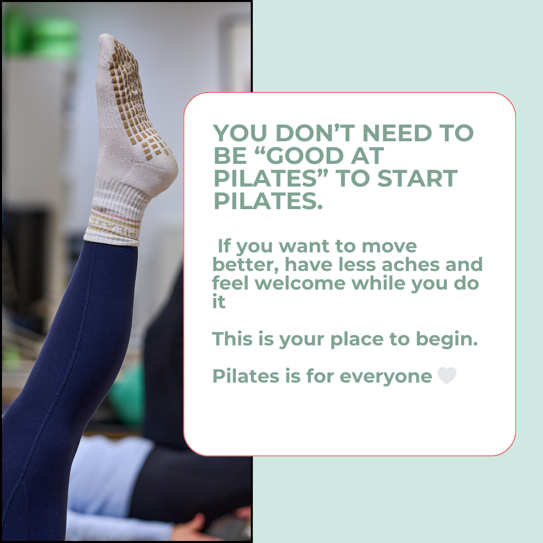 111 Pilates Facebook ad: A supportive way to start Pilates, at your own pace