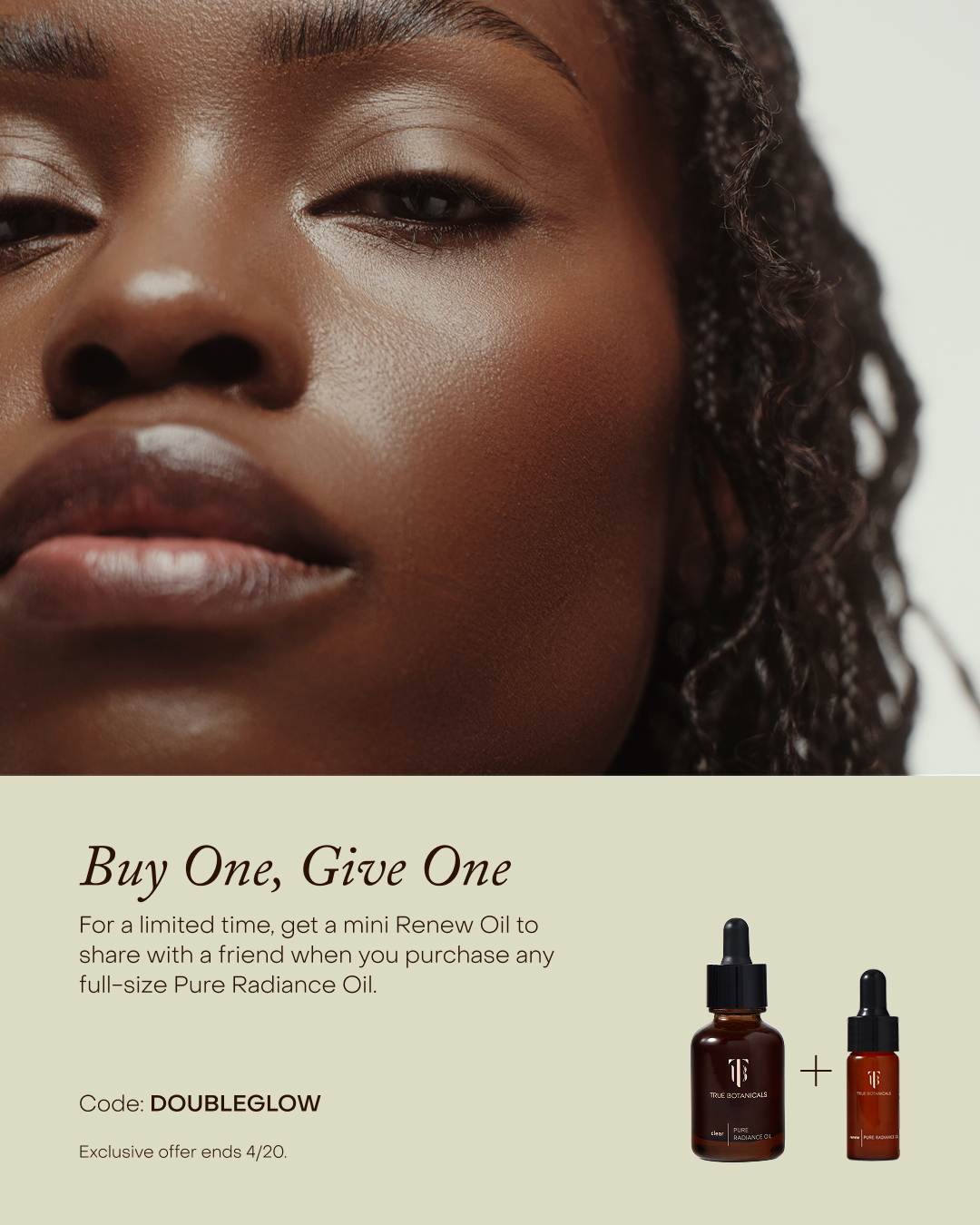 True Botanicals Facebook ad