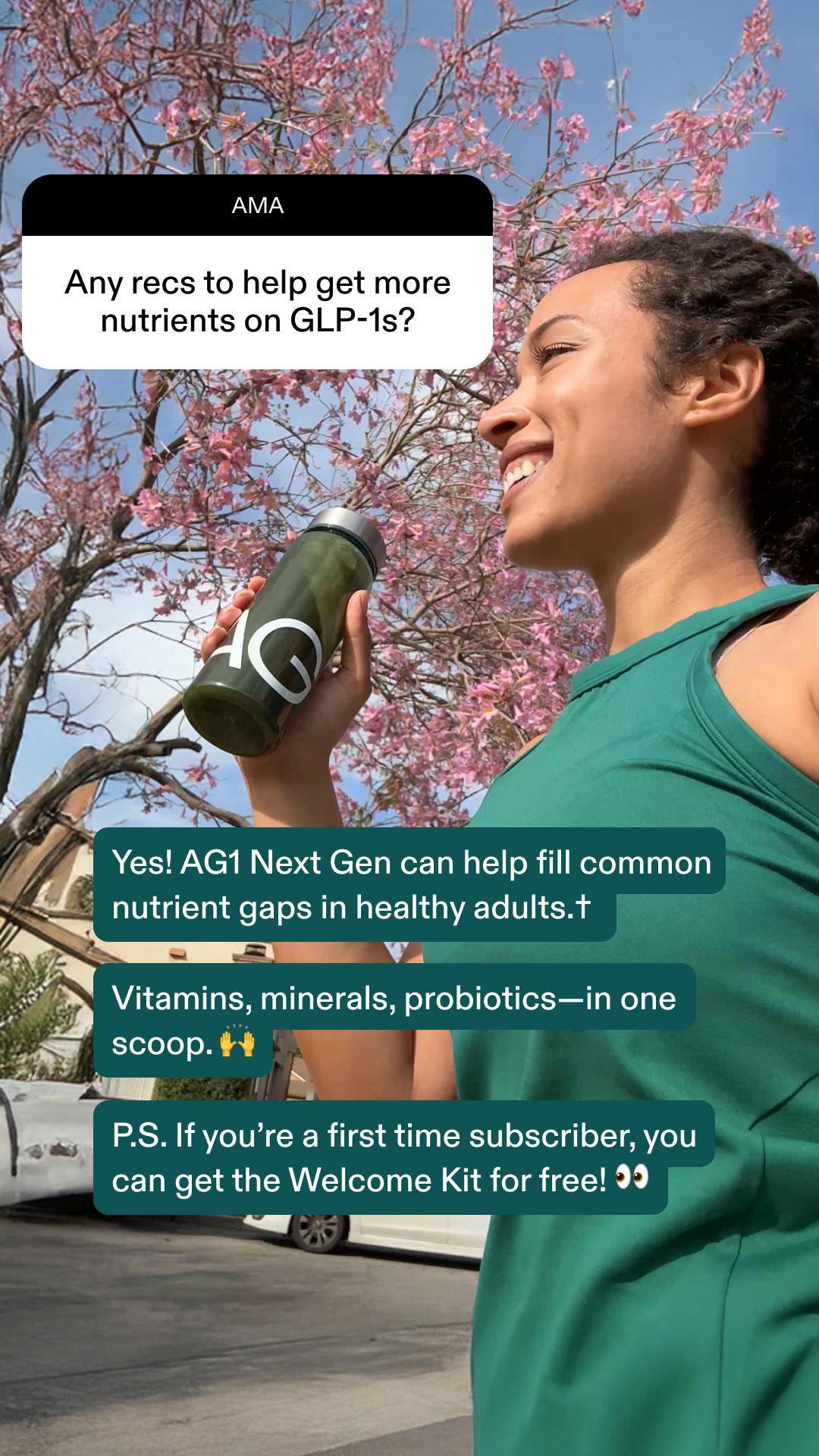 AG1 by Athletic Greens Facebook ad