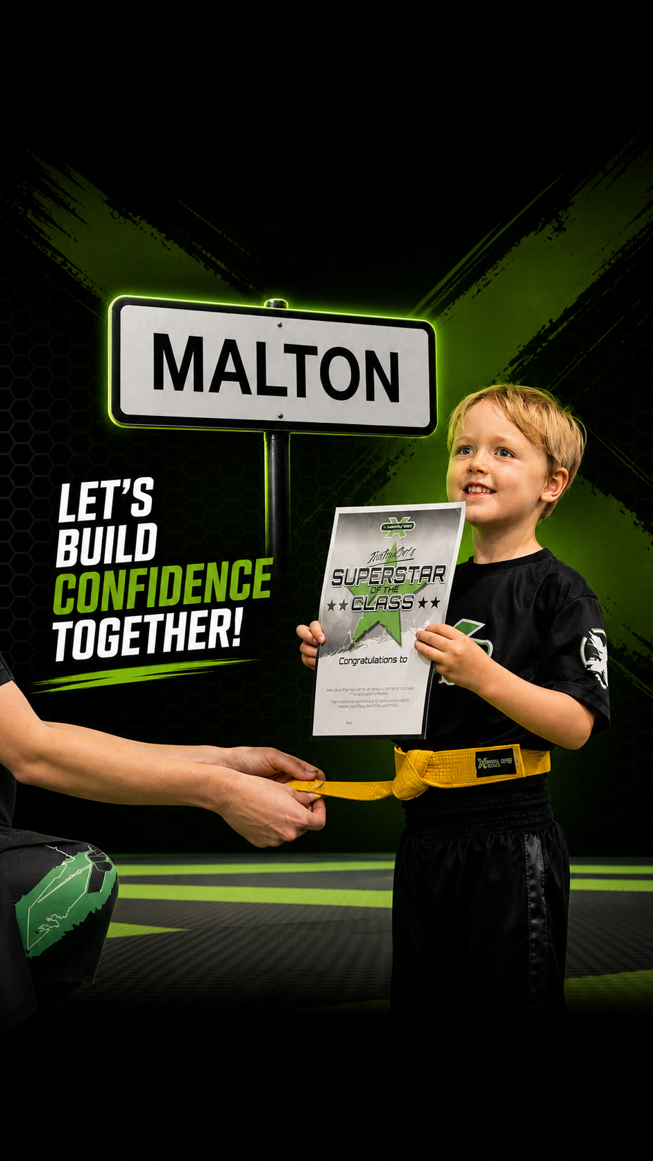 X Martial Arts Schools, Malton Facebook ad