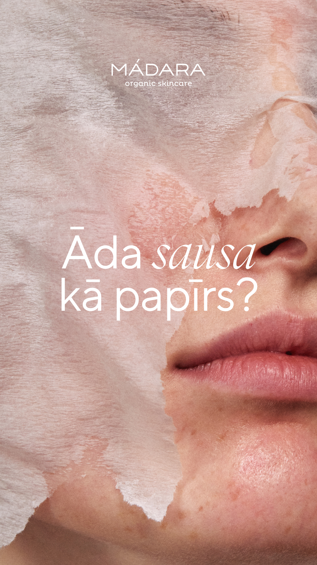 Mádara Organic Skincare Facebook ad