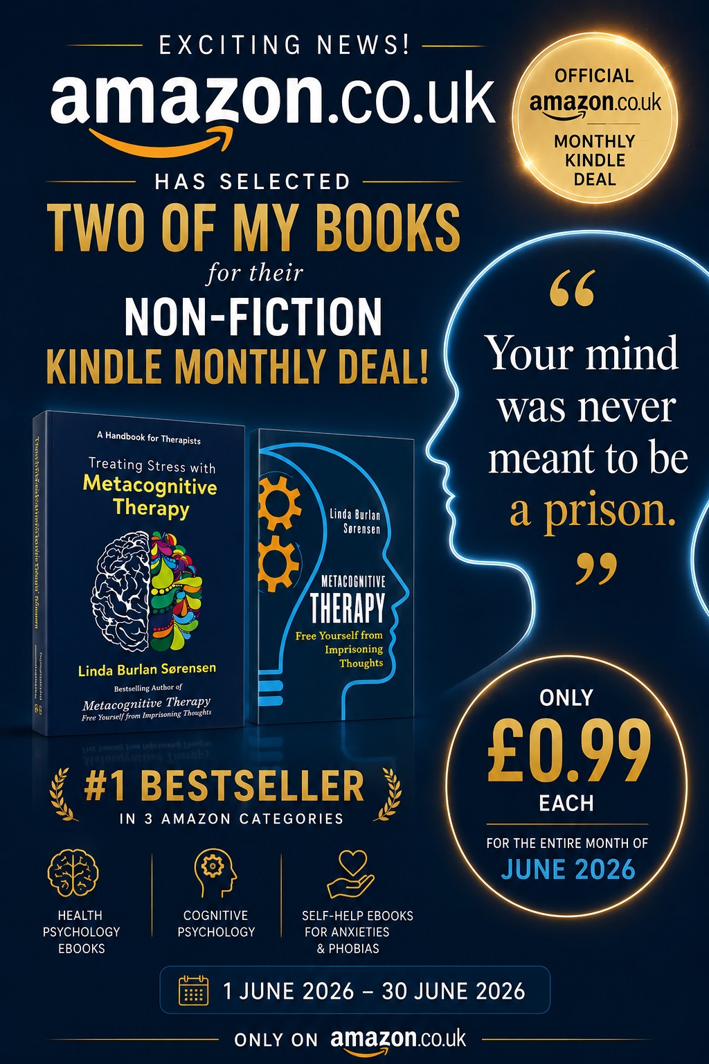Neokognitivt Institut - Psykologisk center for metakognitiv terapi Facebook ad: Linda Burlan Sørensen: books, biography, latest update