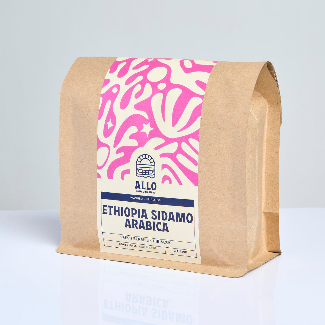 Allo Coffee Roasters Facebook ad: Here's 5% OFF on us!