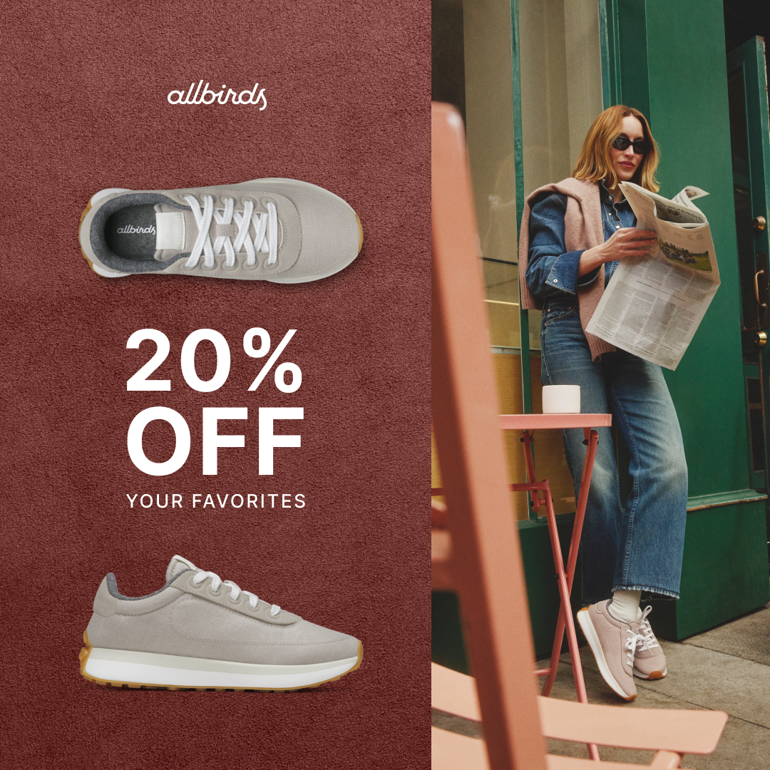 Allbirds Ireland Facebook ad
