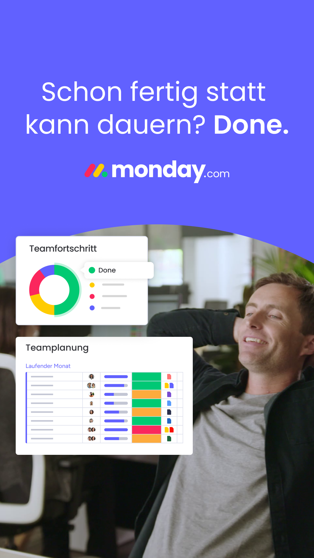 monday.com Facebook ad