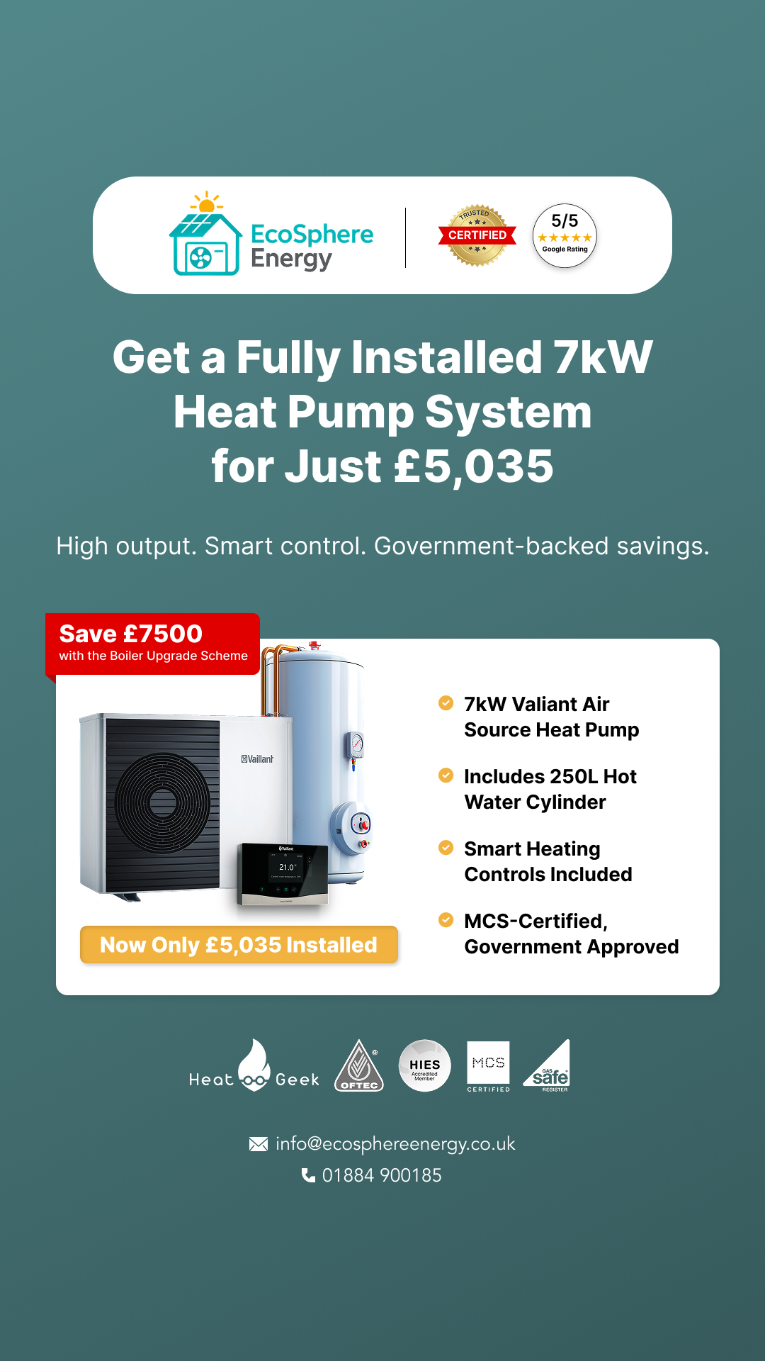 EcoSphere Energy Facebook ad from Feb 20, 2026