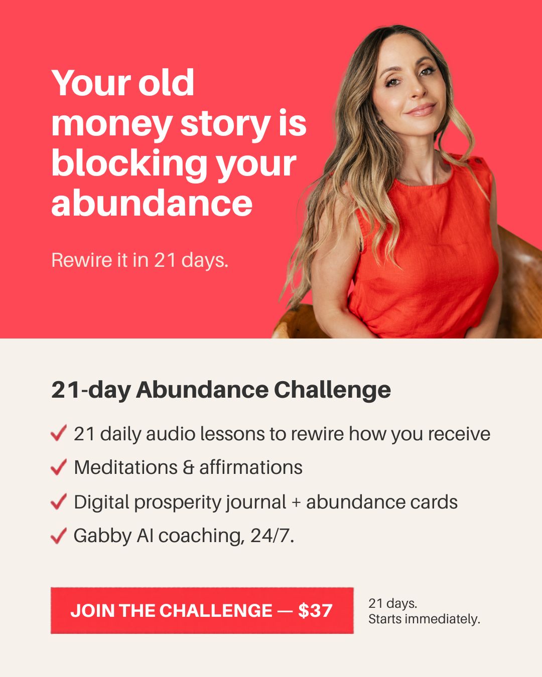 Gabby Bernstein Facebook ad
