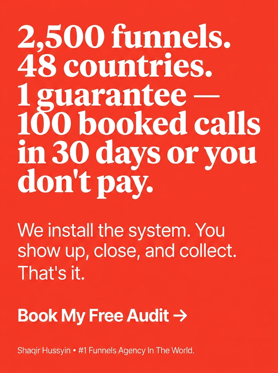 Shaqir Hussyin - CEO of Funnels.com Facebook ad from Jun 19, 2026