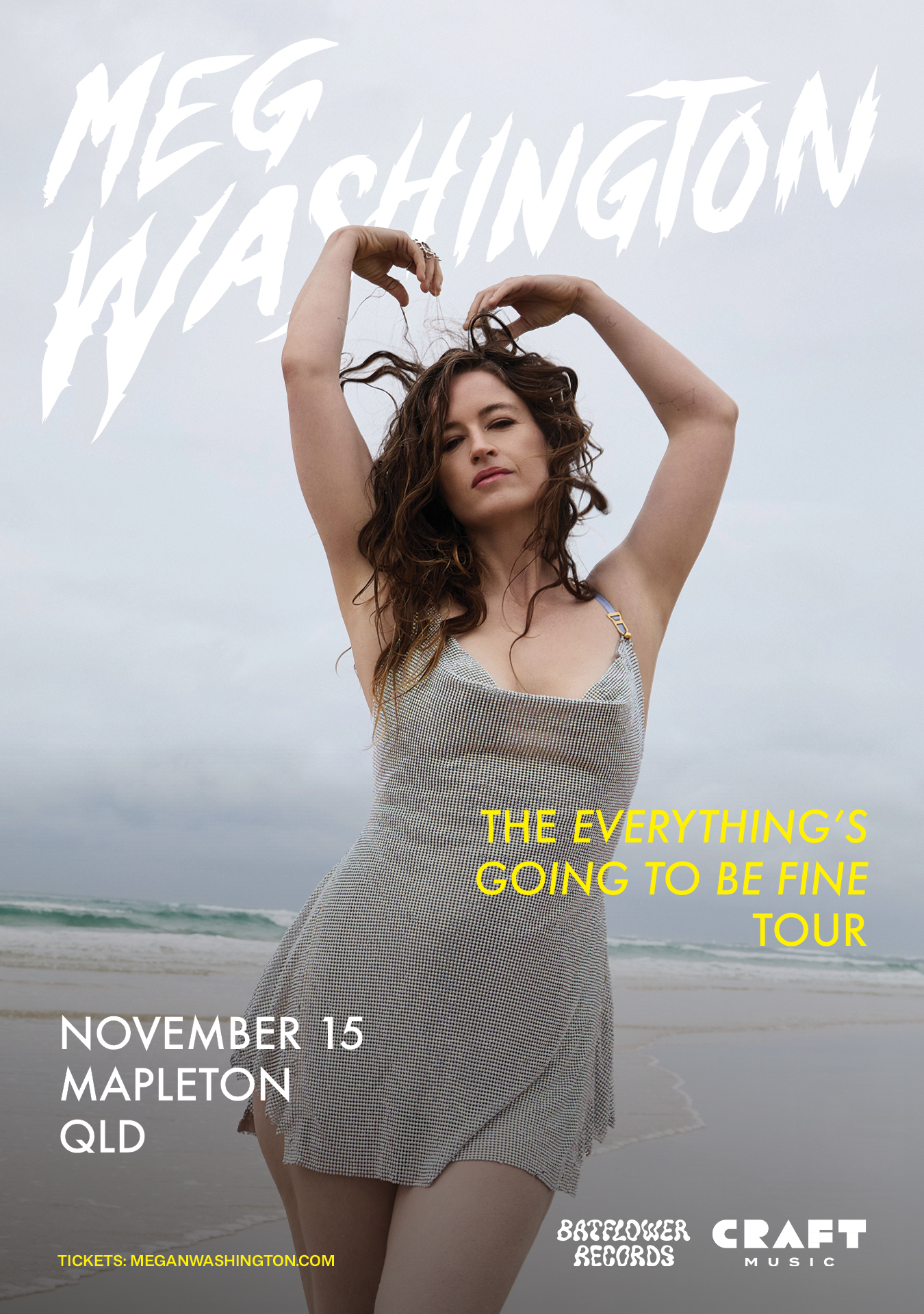 Meg Washington Music Facebook ad from Aug 9, 2026