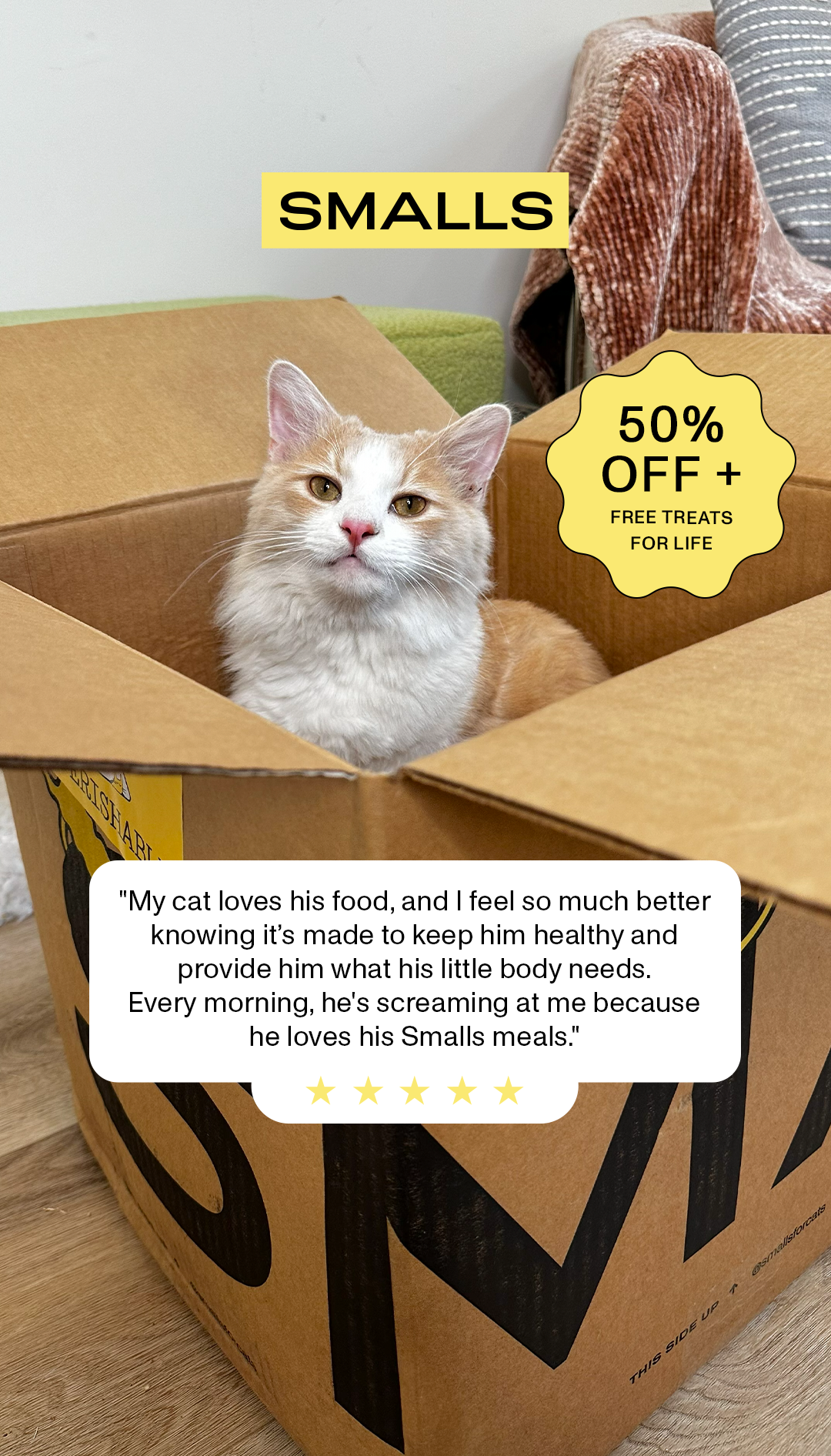 Smalls Facebook ad