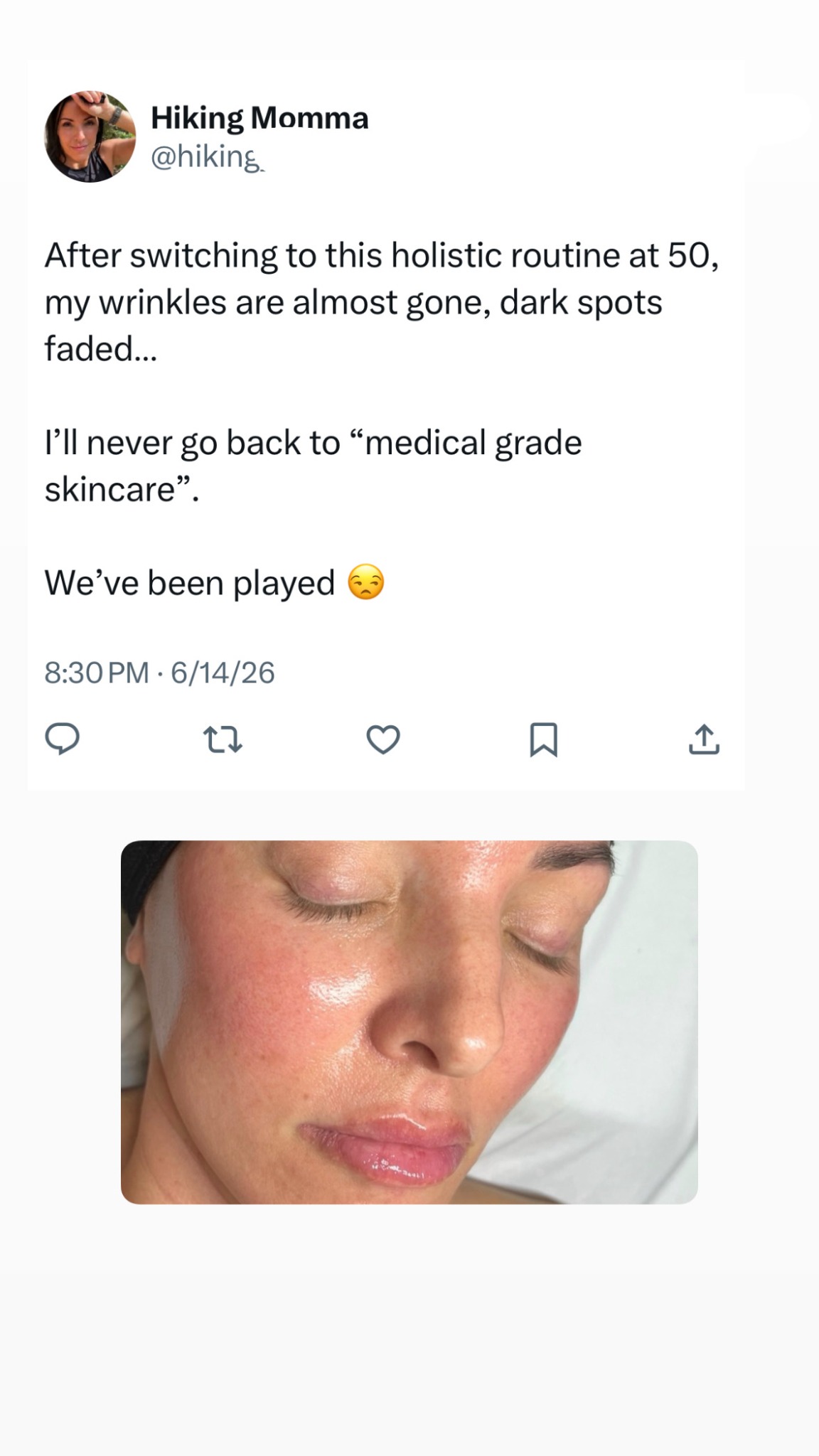 It's Skin Deep Facebook ad: Anti Wrinkle Kit