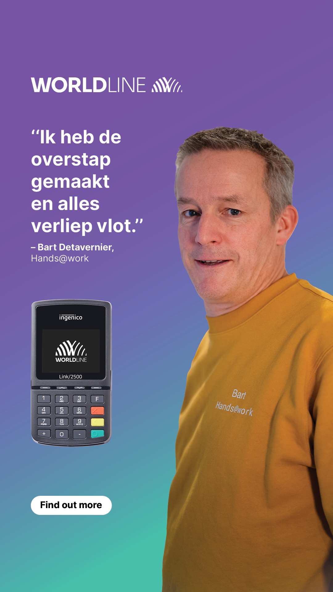 Worldline België Business Facebook ad