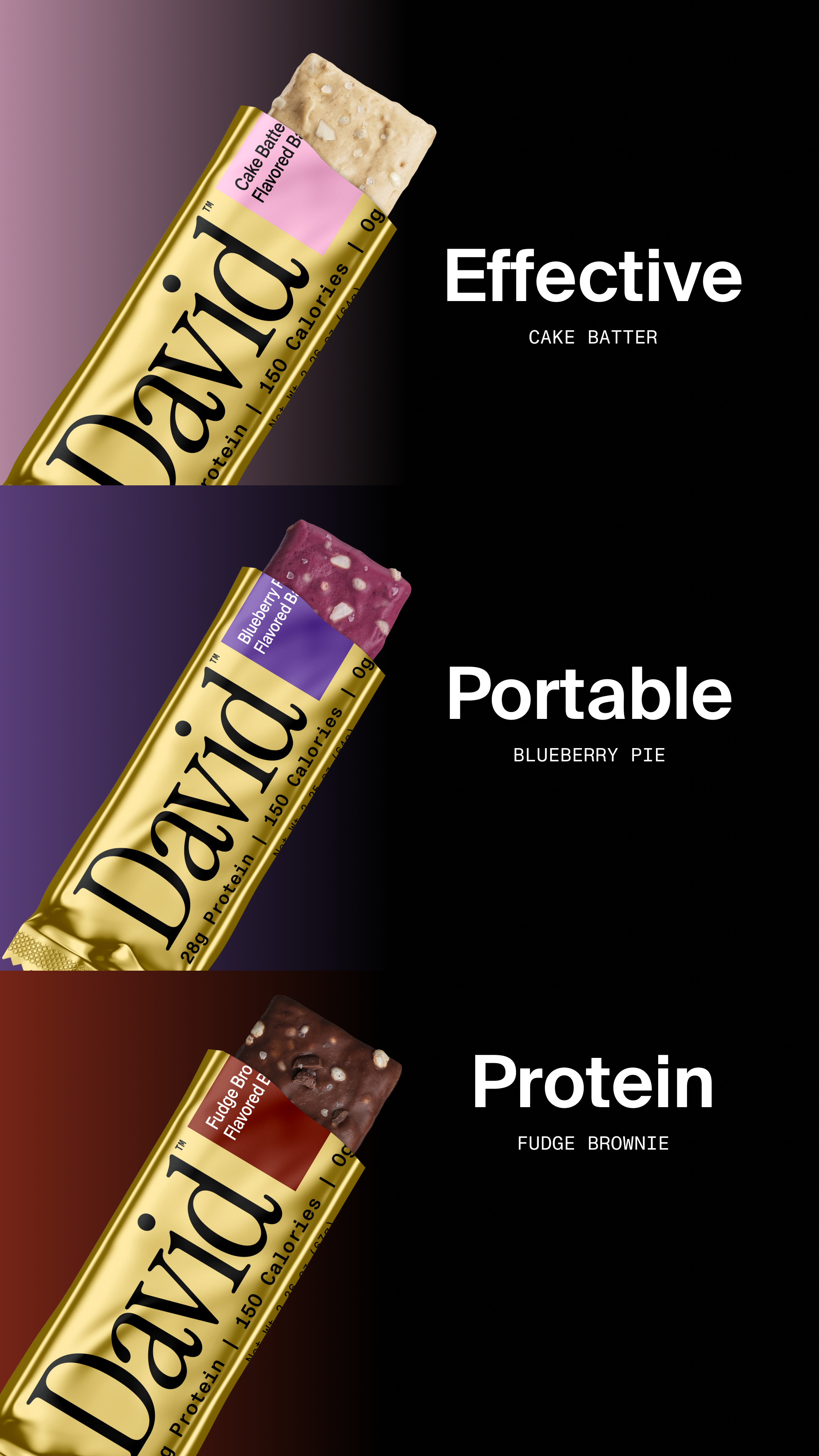 David Protein Facebook ad