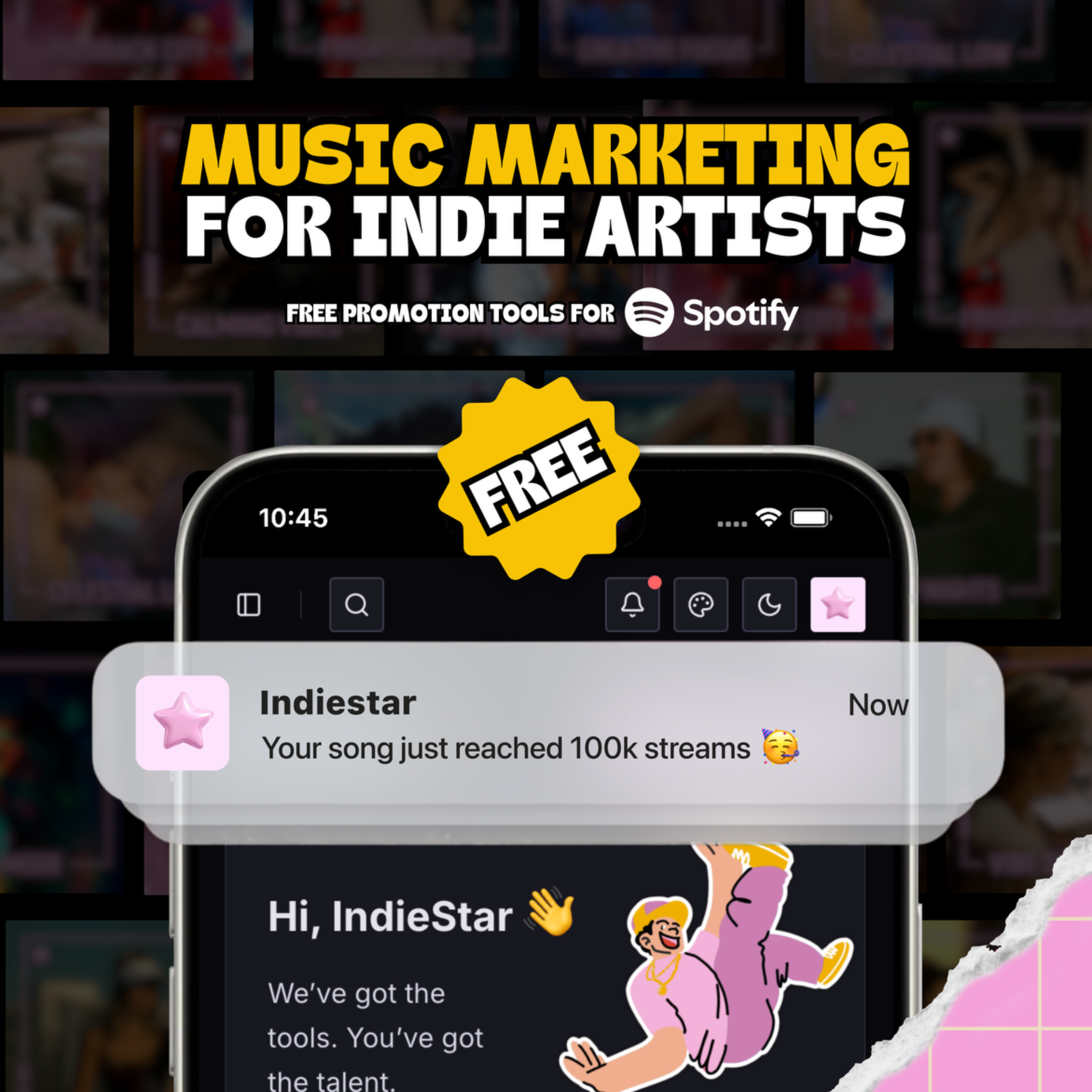 IndieStar Facebook ad