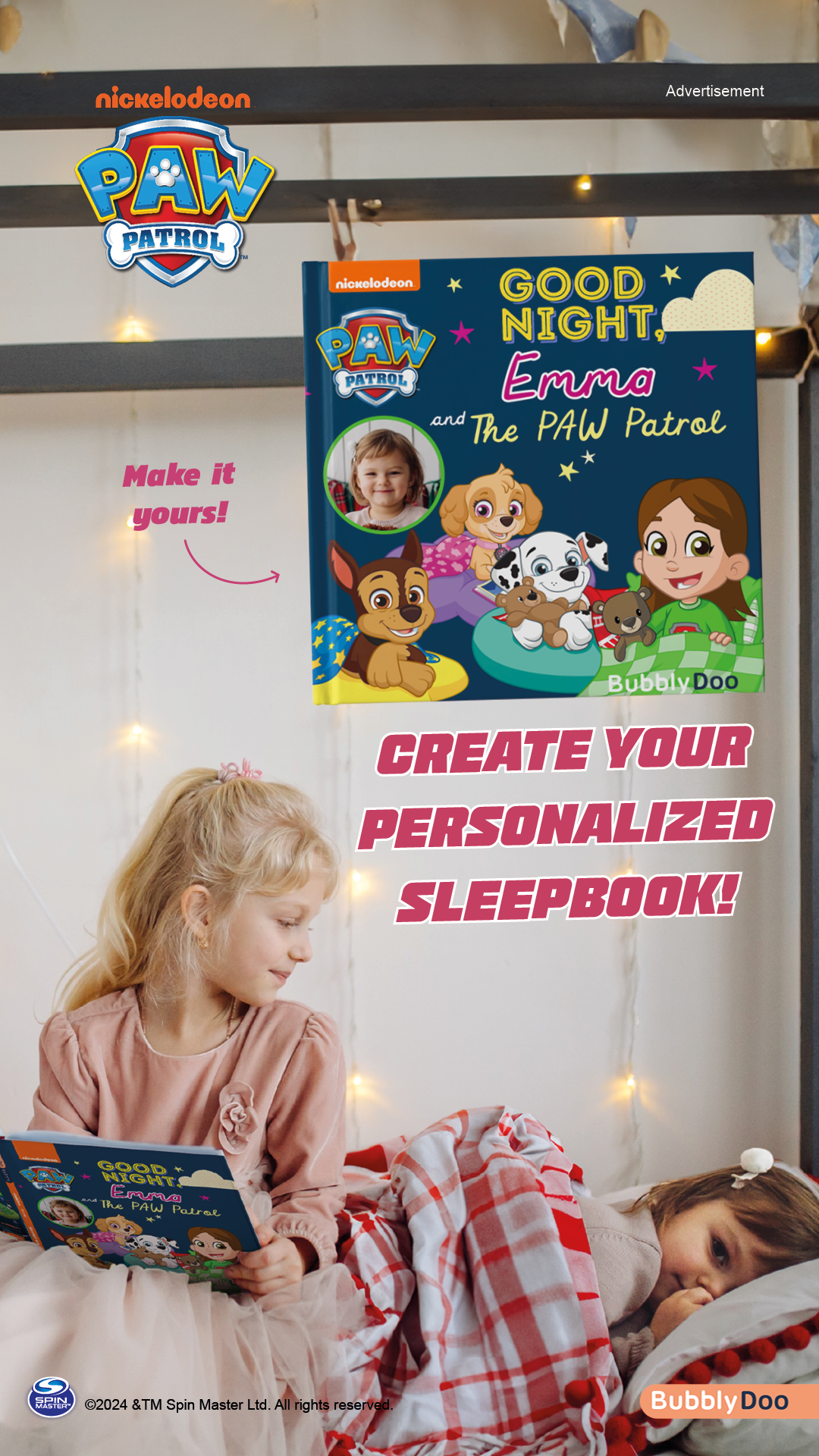 BubblyDoo Books Facebook ad