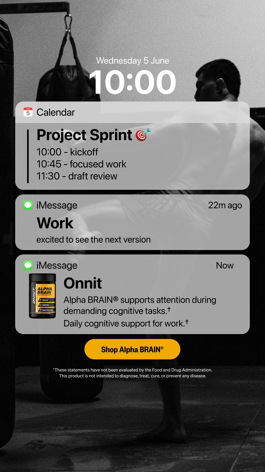 Onnit Facebook ad