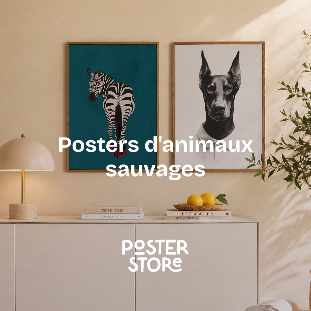 Poster Store Facebook ad: Craquez pour l'art animalier