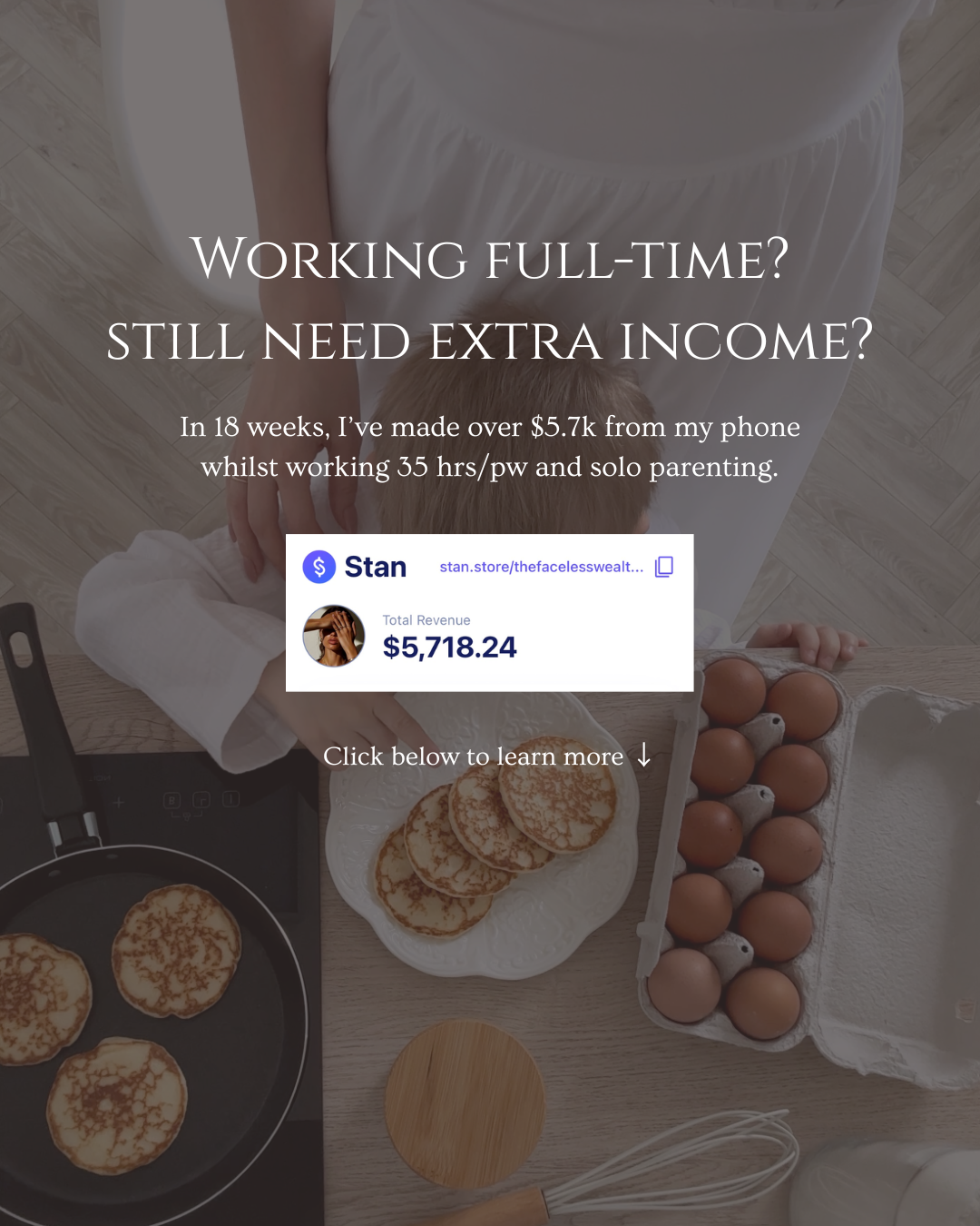 thefacelesswealthera Facebook ad: Another Stream Of Income From Home