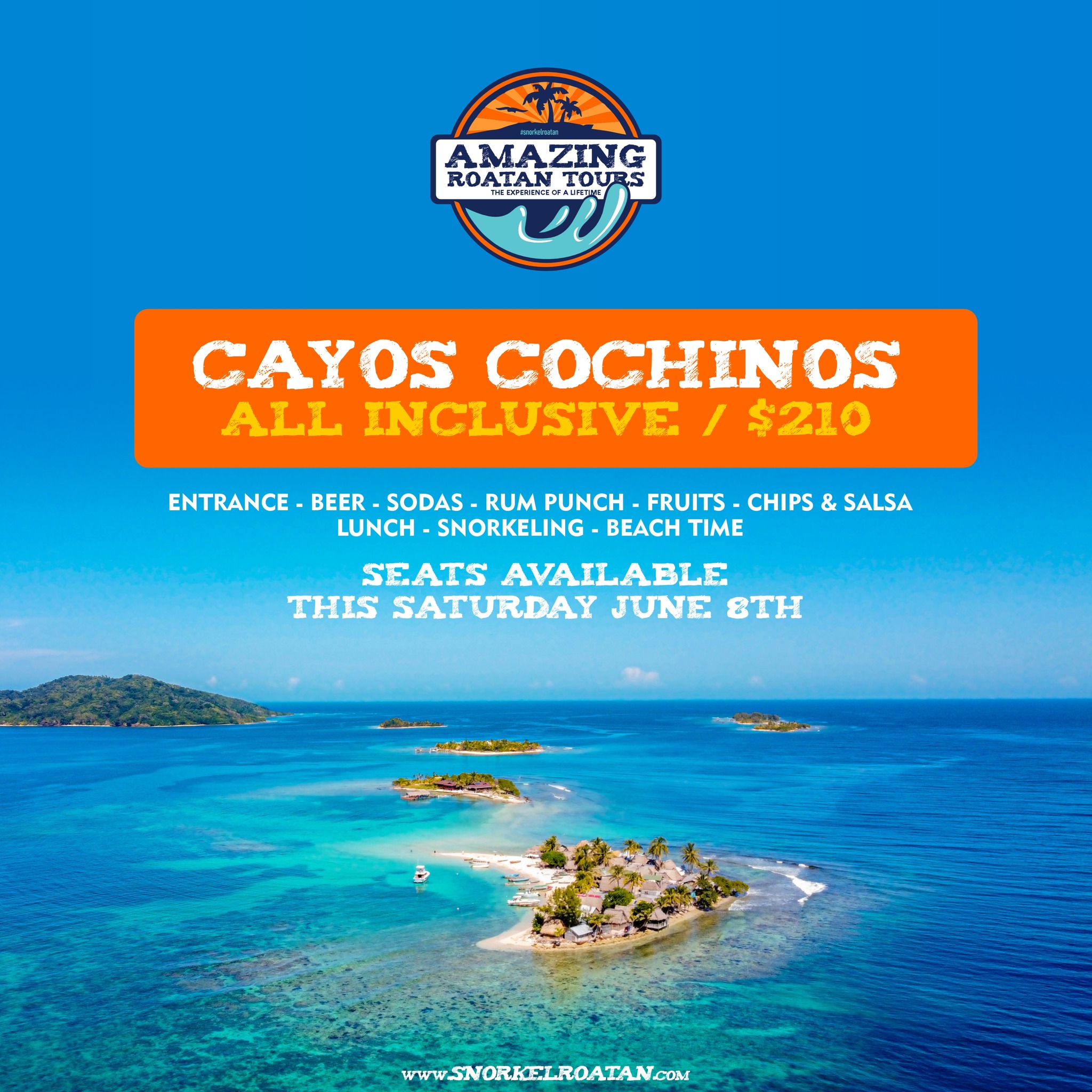 Amazing Roatan Tours Facebook ad