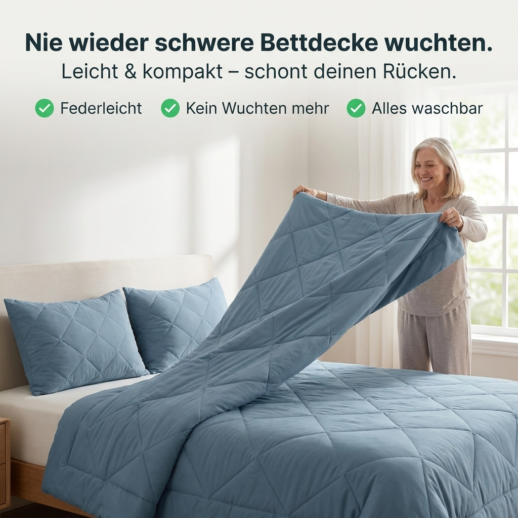 MagicSplashy Facebook ad: Nie wieder Bettwäsche wechseln