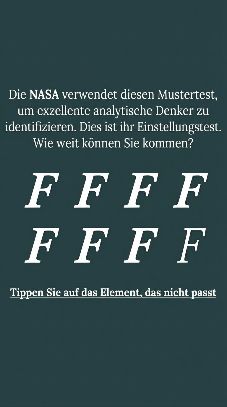International IQ test Facebook ad