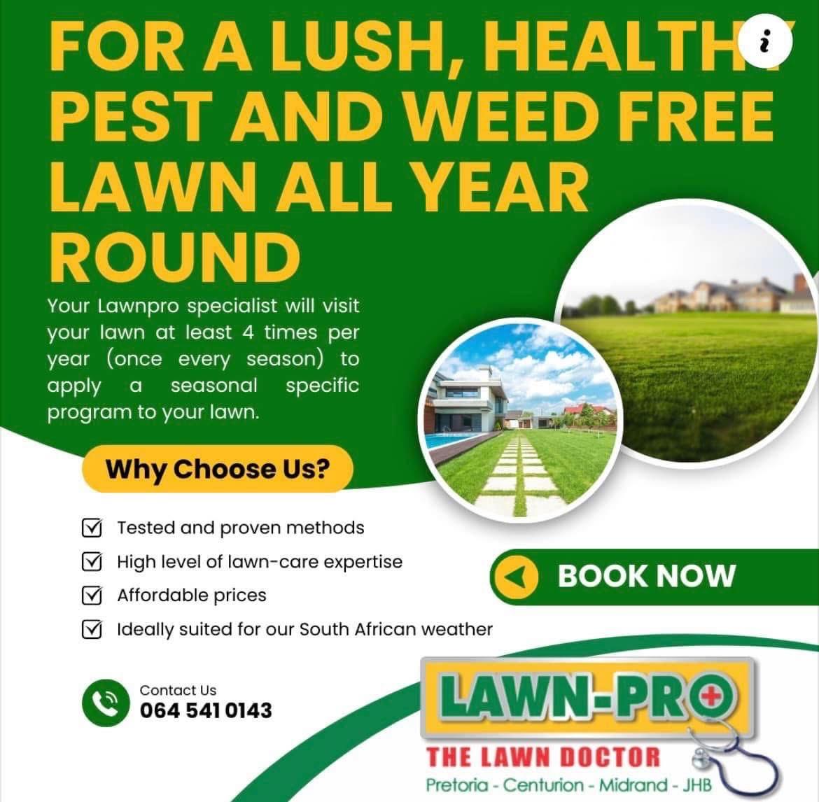 Lawnpro Hugo Facebook ad
