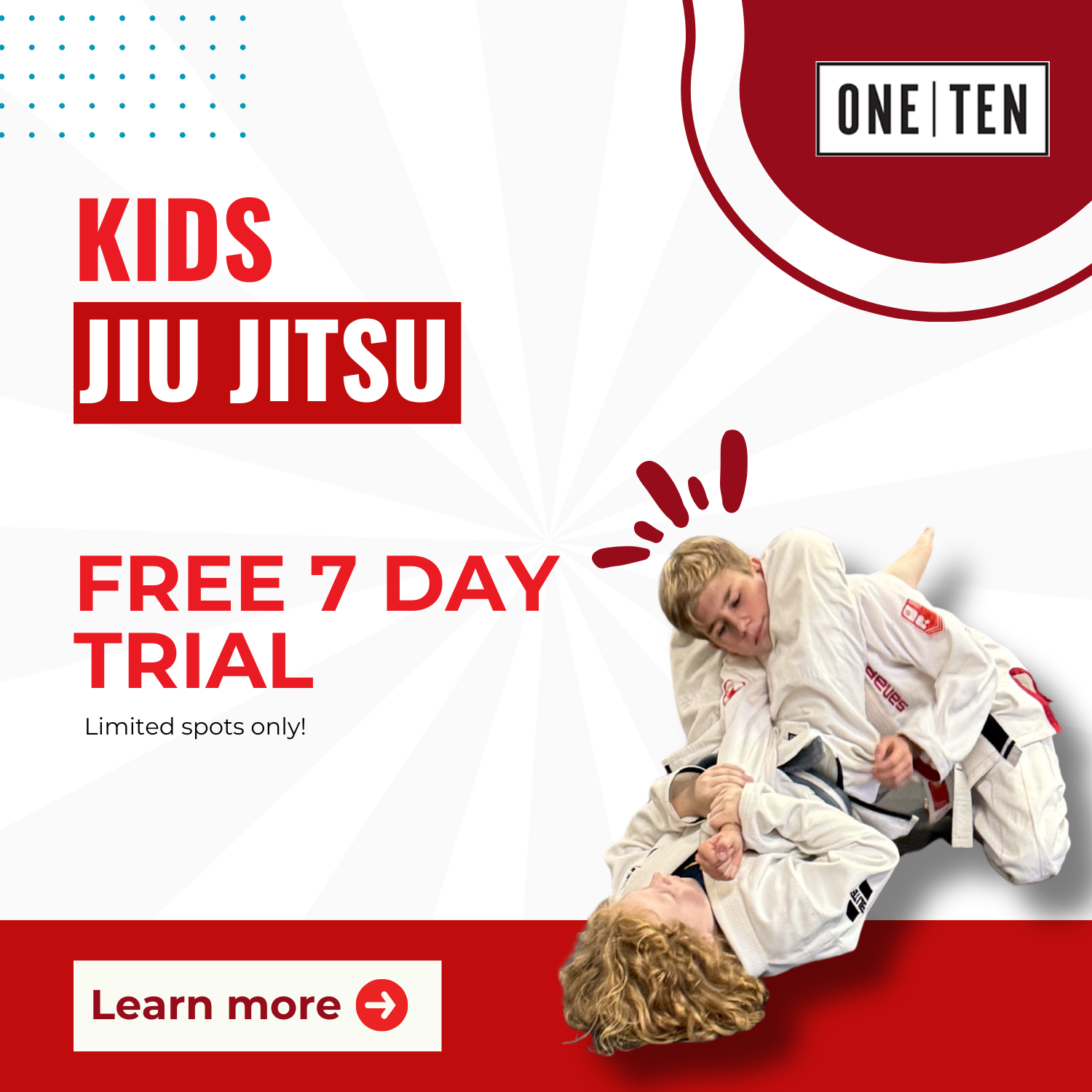 One Ten Brazilian Jiu Jitsu Academy Facebook ad