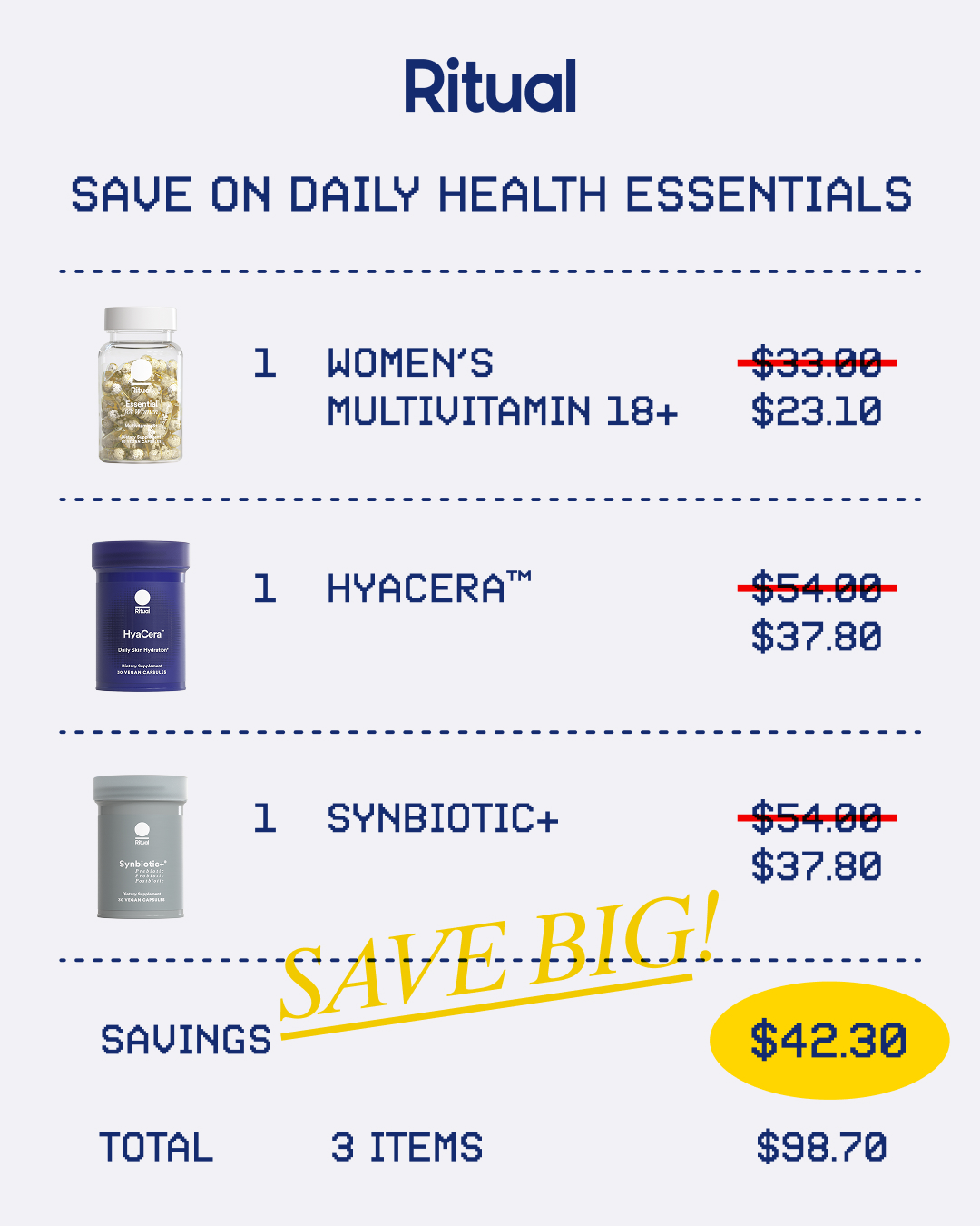 Ritual Facebook ad