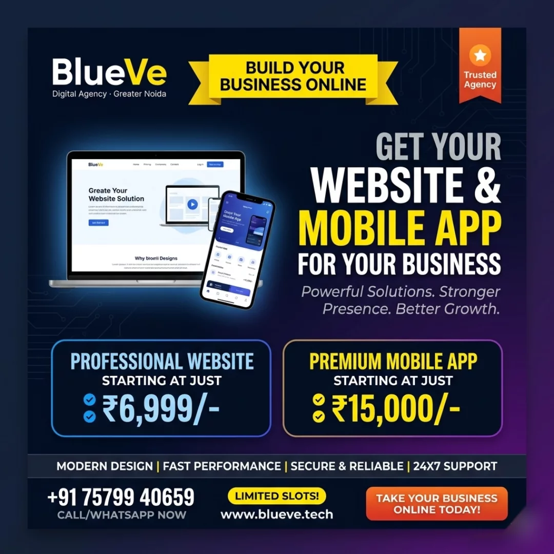 Blueve Facebook ad: Your Business Deserves More Than Just a Social…