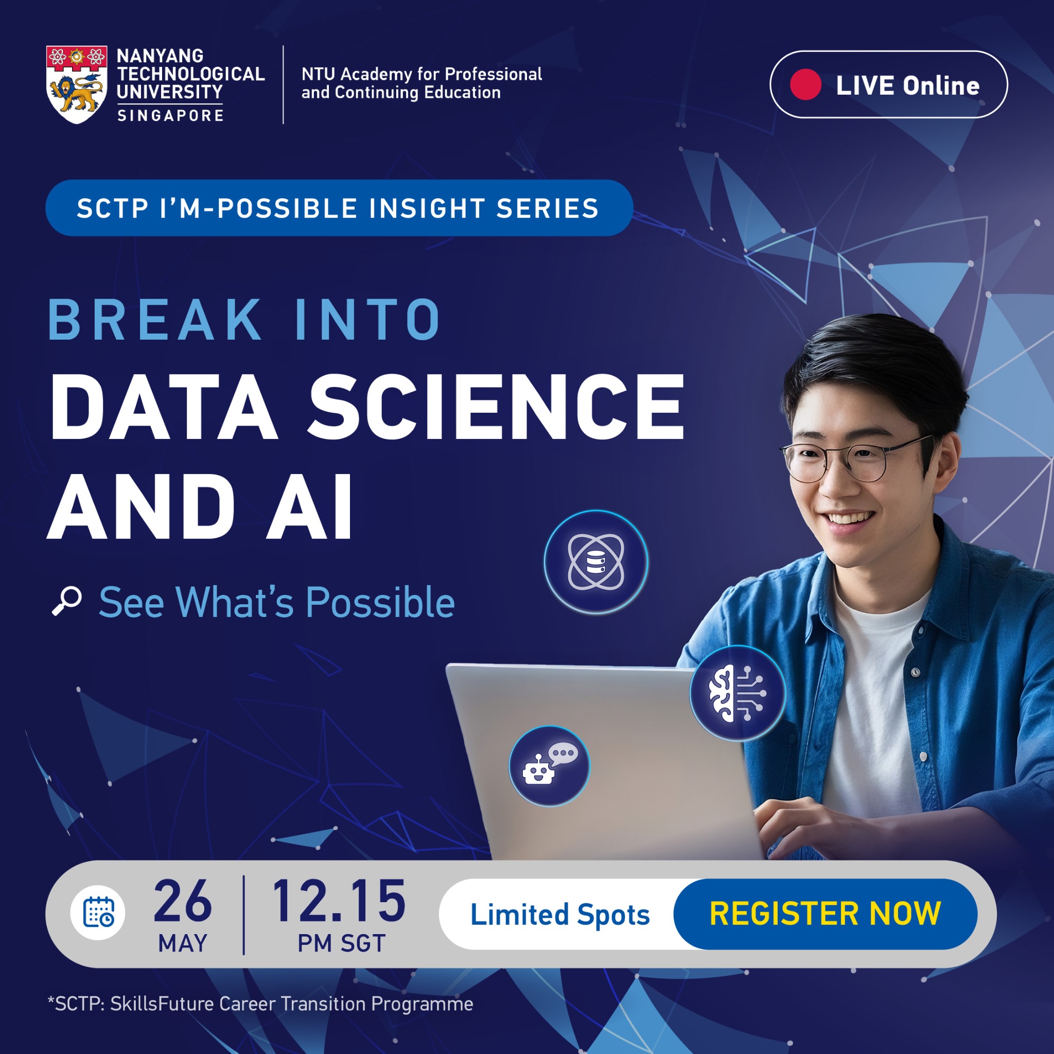 NTU Academy for Professional and Continuing Education Facebook ad
