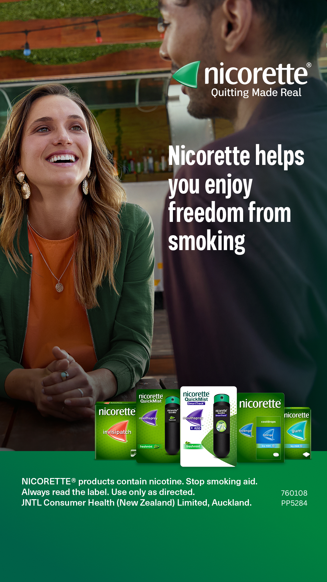 Nicorette ANZ Facebook ad
