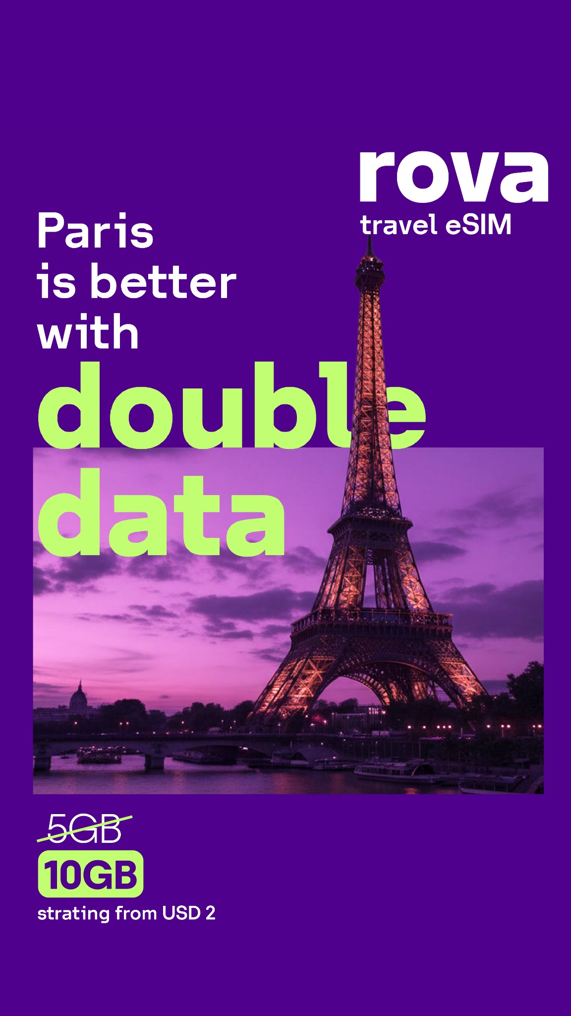Rova-esim Facebook ad