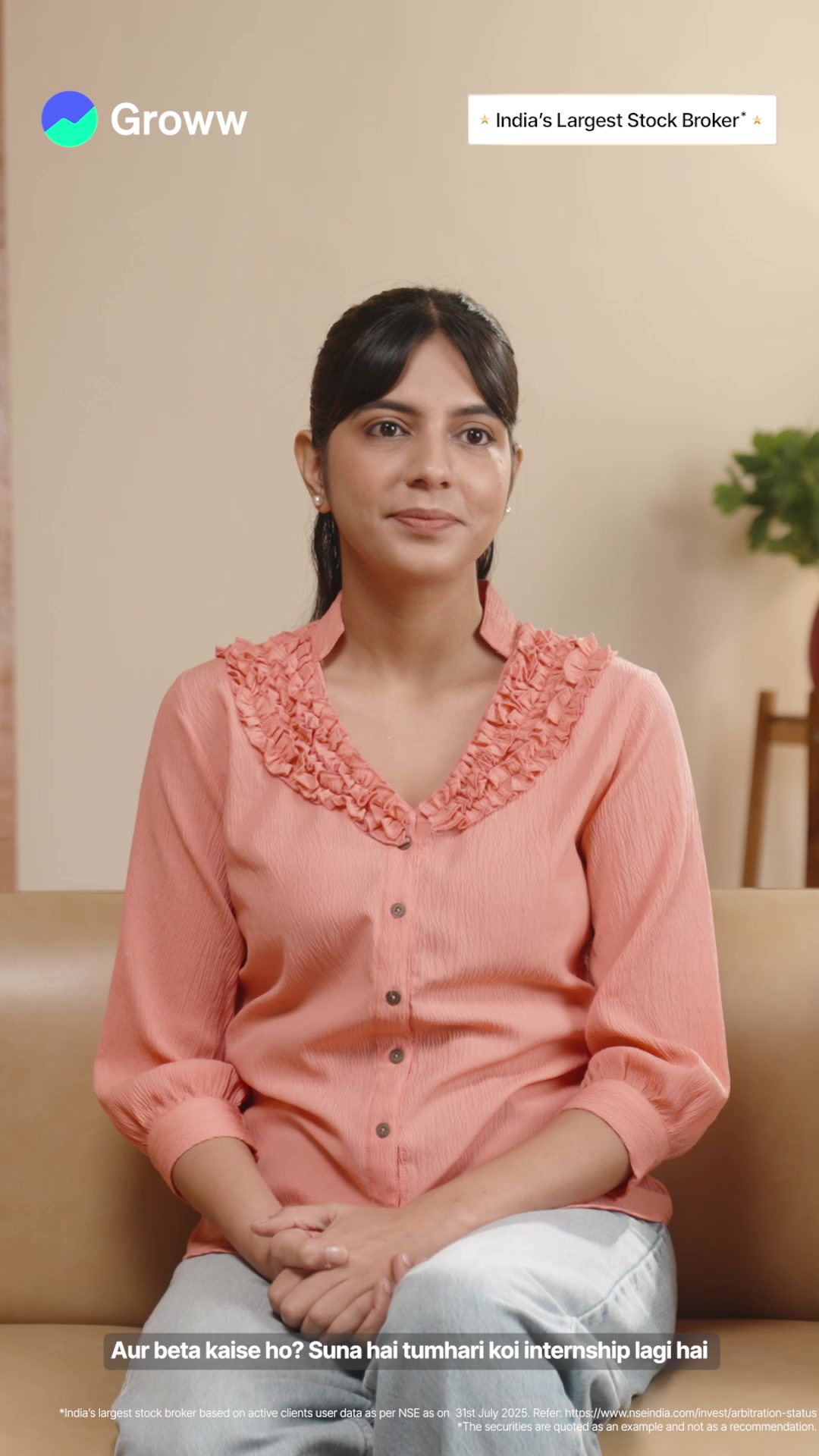 Groww Facebook ad: Free Demat, 100% Online, 0 AMC