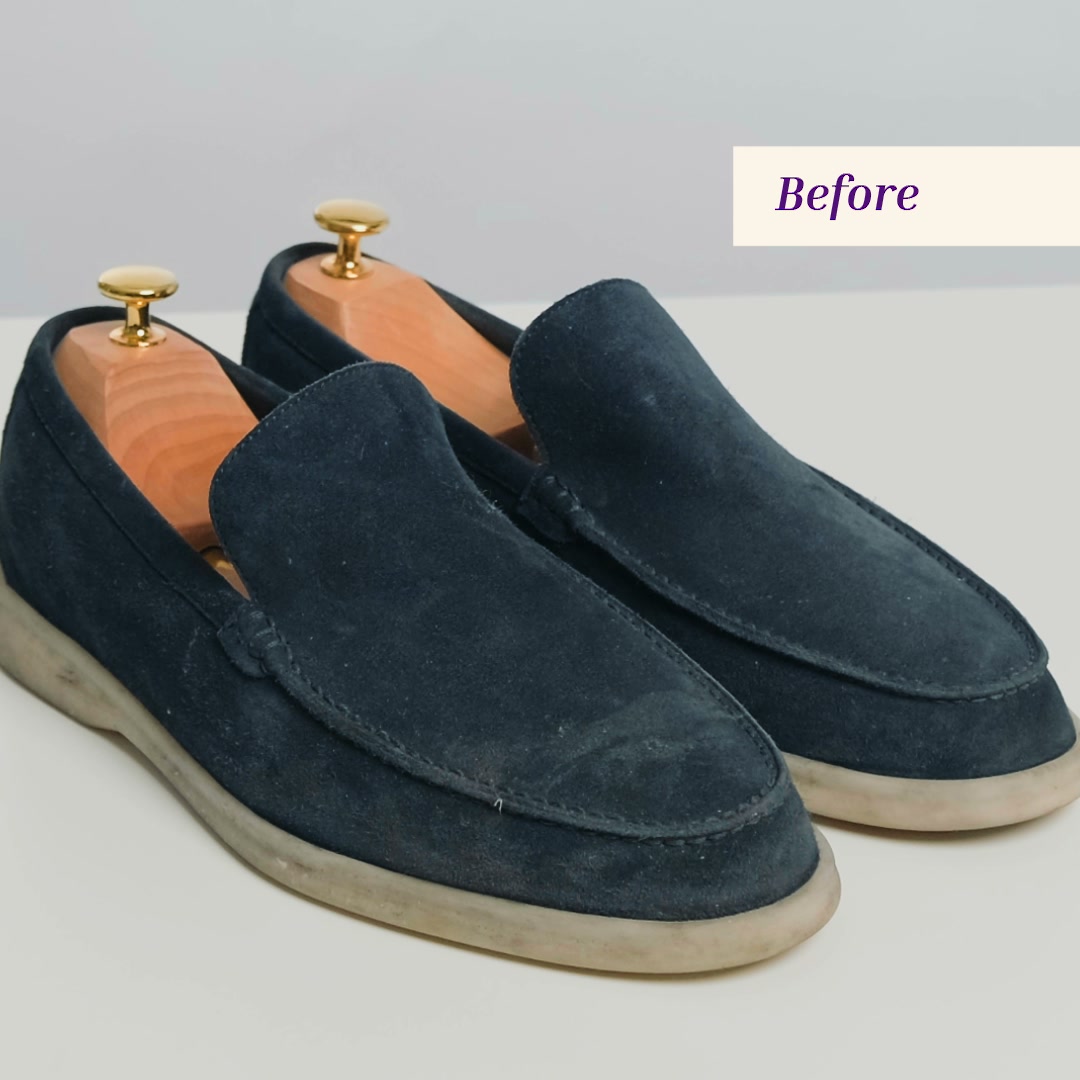 The Finery Garment Care Facebook ad: At The Finery, your designer shoes and bags…