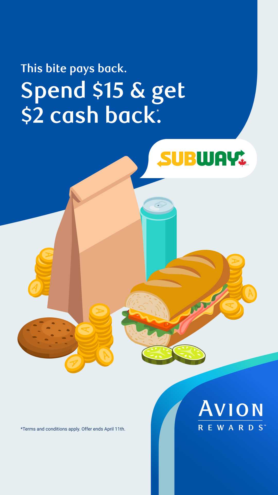 Avion Rewards Facebook ad