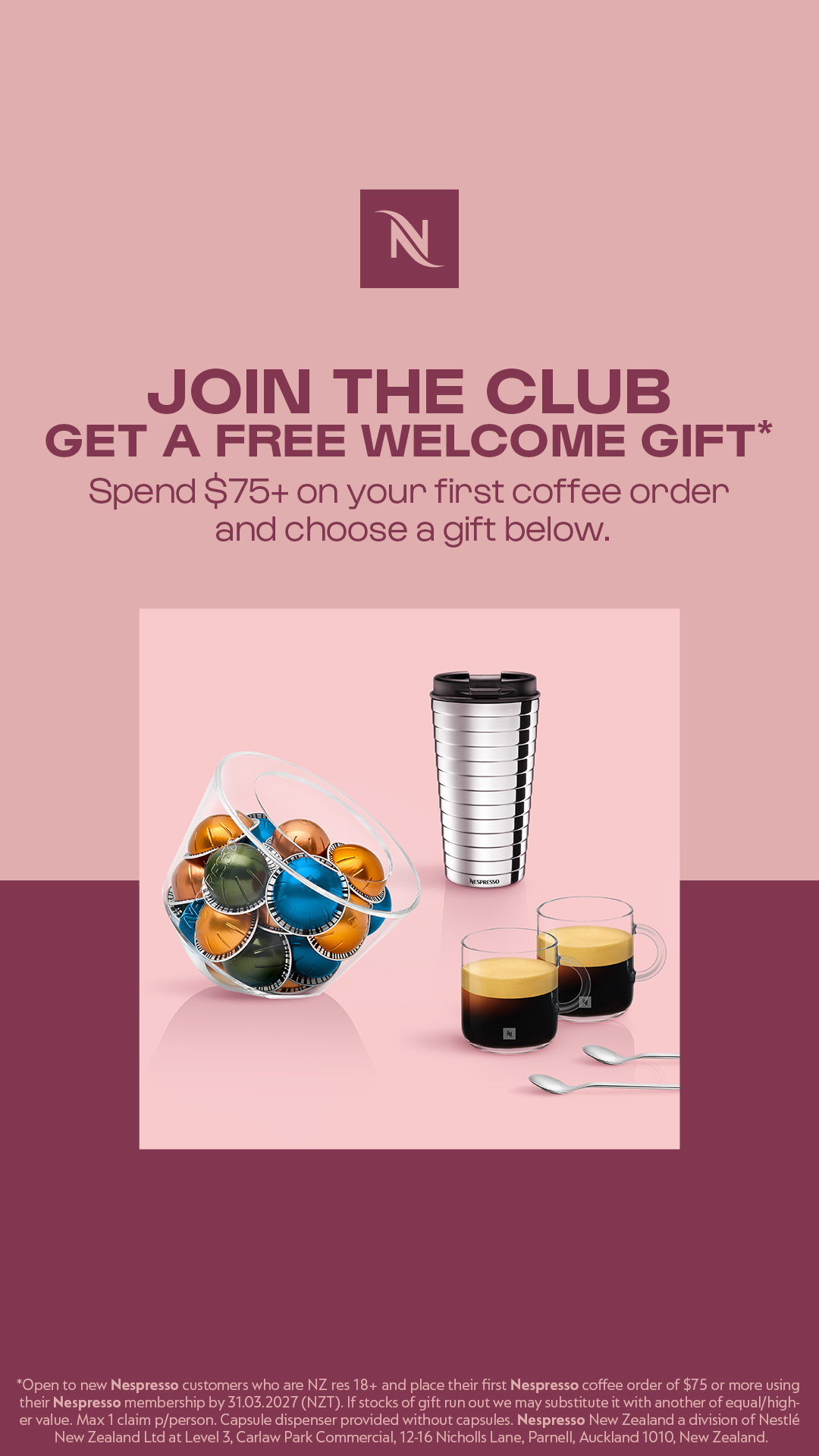 Nespresso Facebook ad