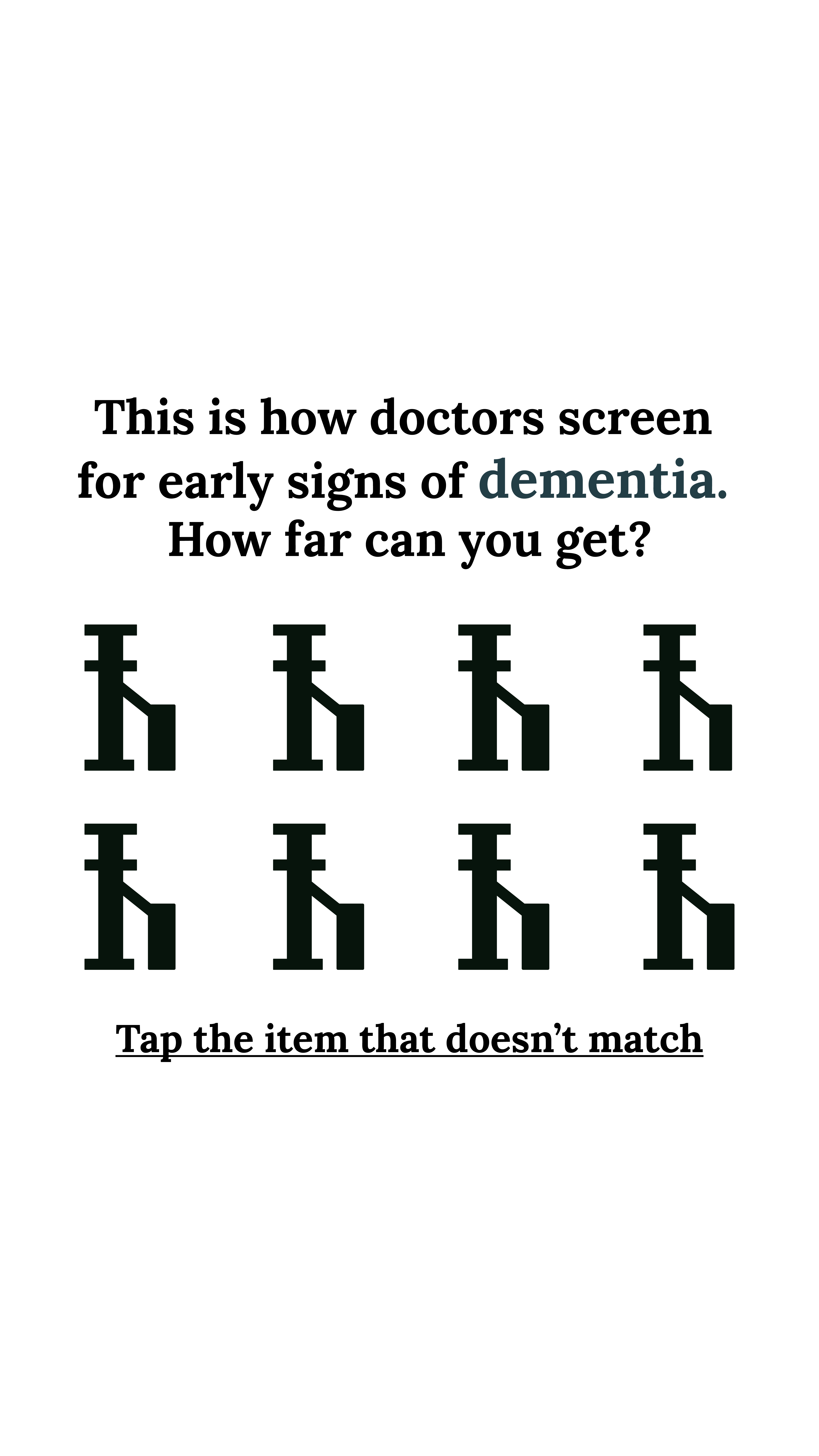 Brain Health Check Facebook ad