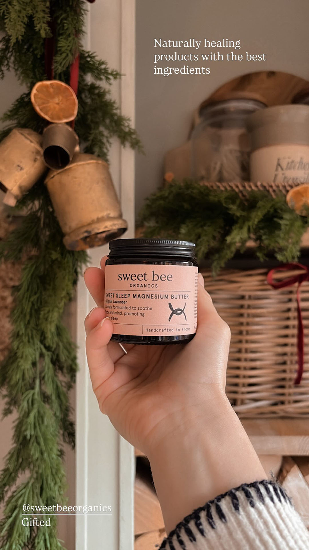 Sweet Bee Organics Facebook ad