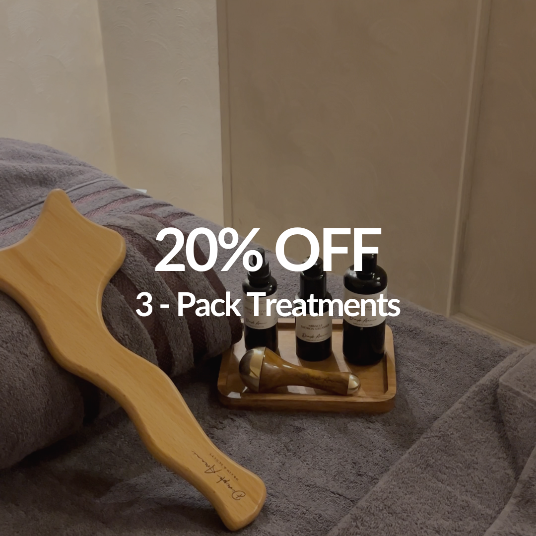 Dimple Amani Facebook ad: 20% Off 3-Pack Treaments