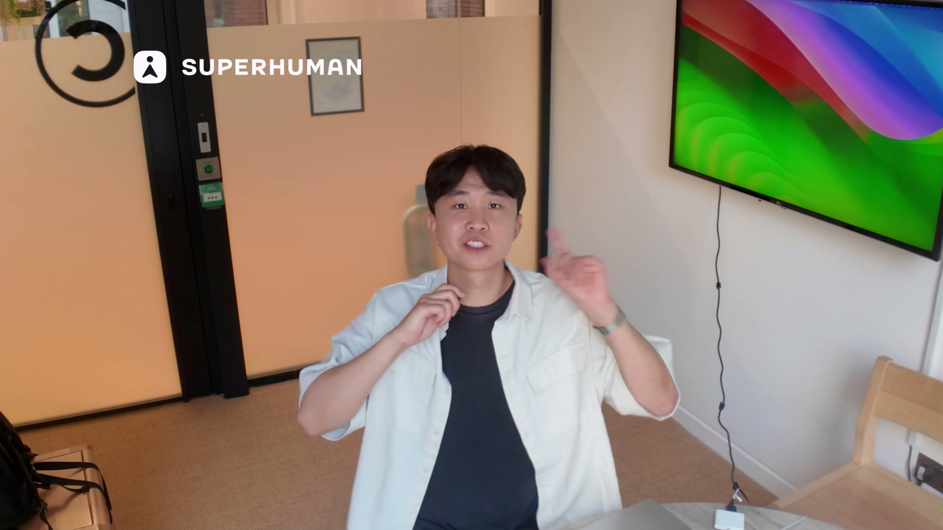 Superhuman Facebook ad: Easy time doing hard things