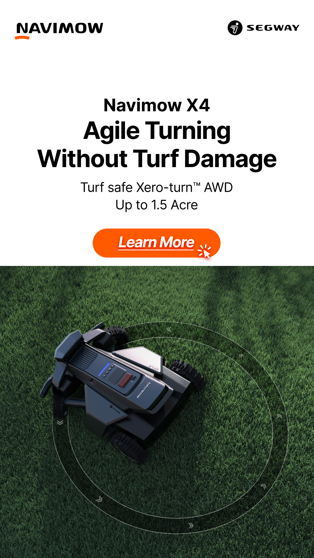 Segway Navimow Facebook ad from Jun 20, 2026