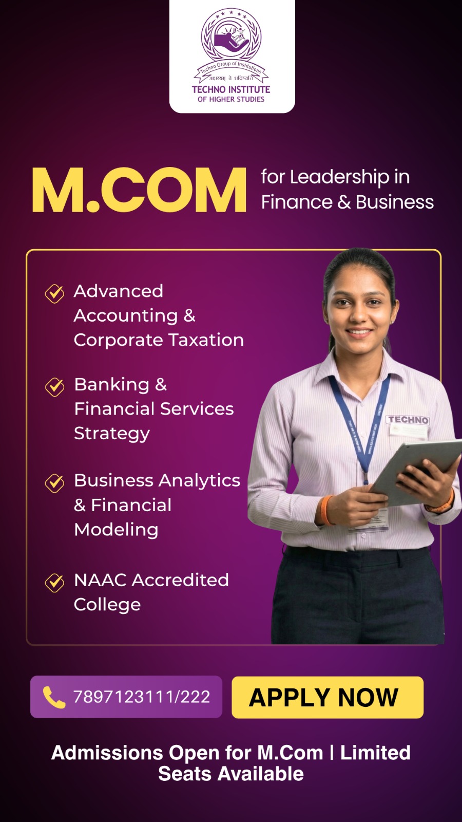 Techno Group of Institutions, Lucknow Facebook ad