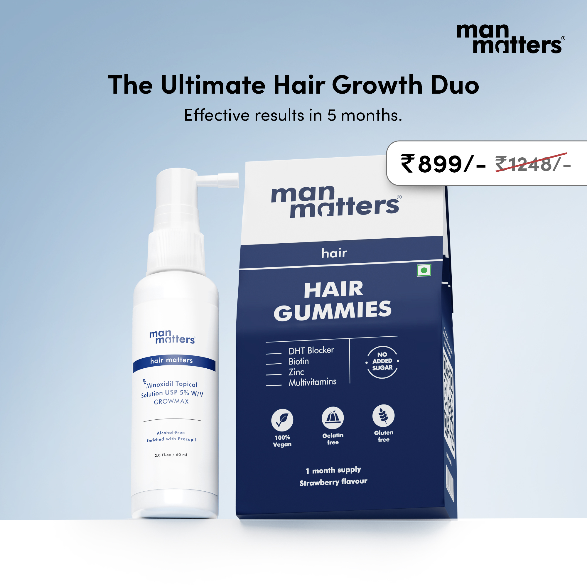 Hair Matters by Man Matters Facebook ad