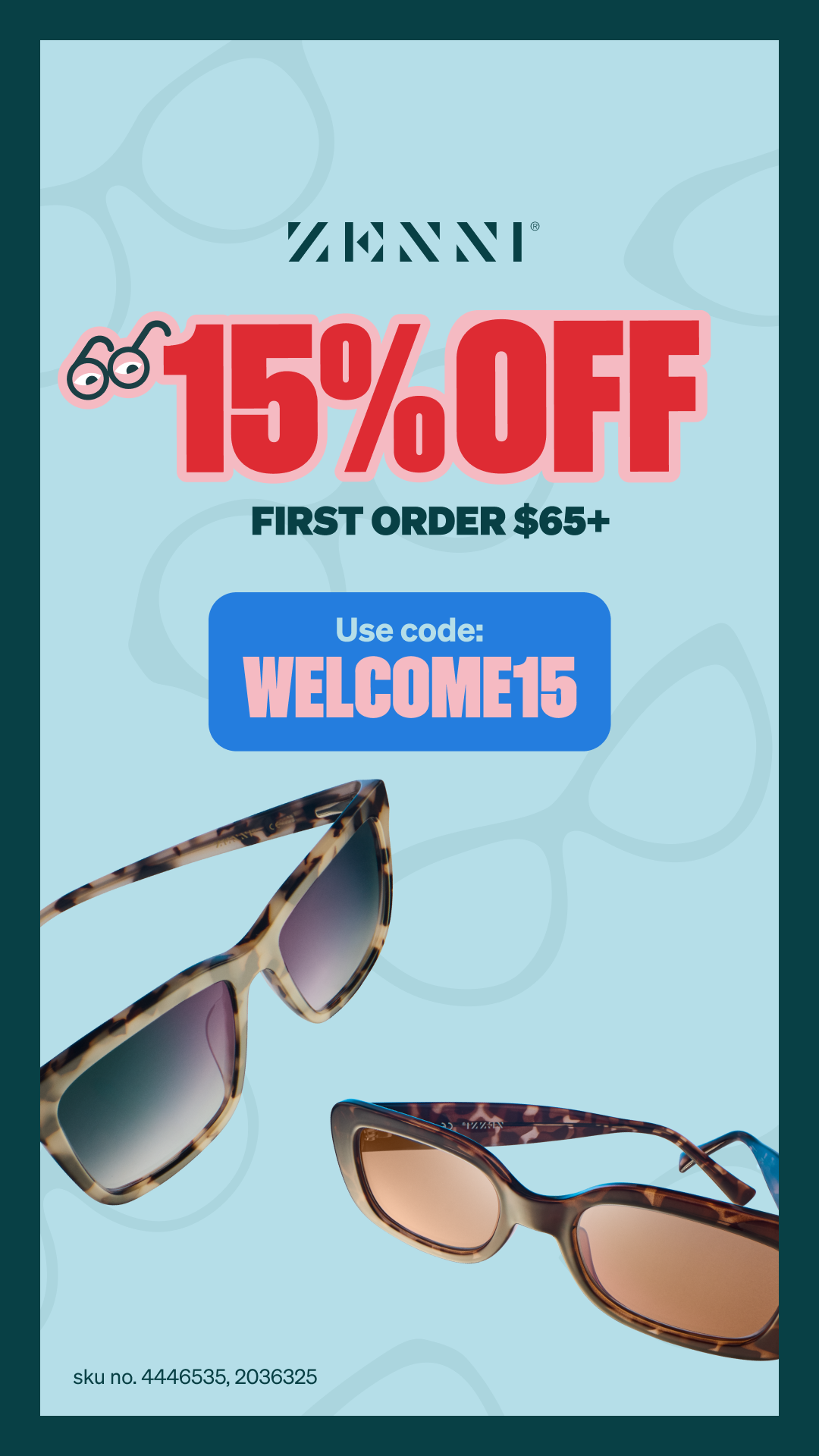 Zenni Optical Facebook ad