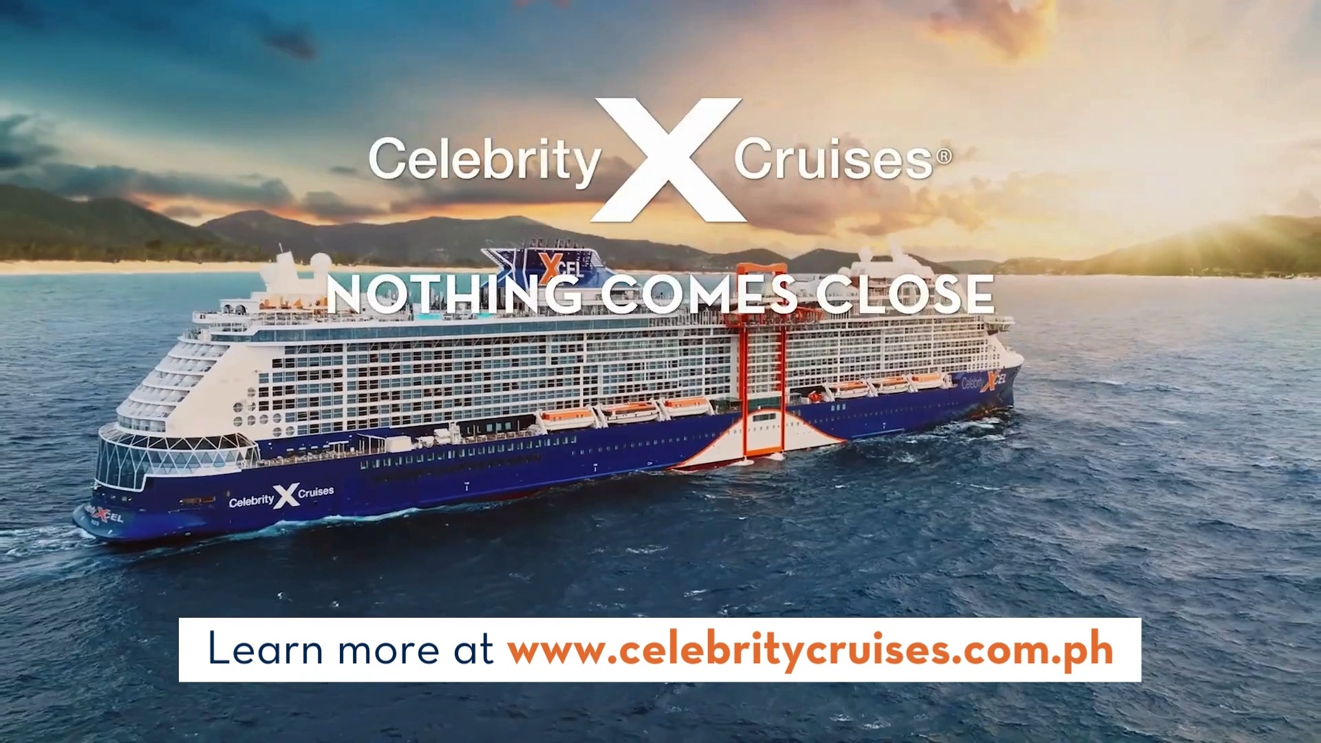 Celebrity Cruises Facebook ad: GO TO YOUR HAPPY PLACE!