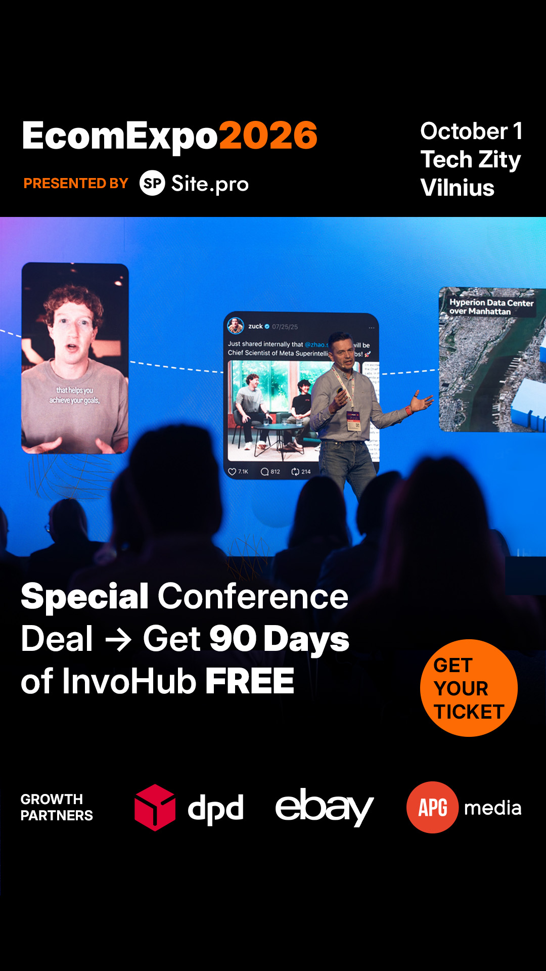 Ecomexpo Facebook ad: The Baltic's Largest E-Com Event