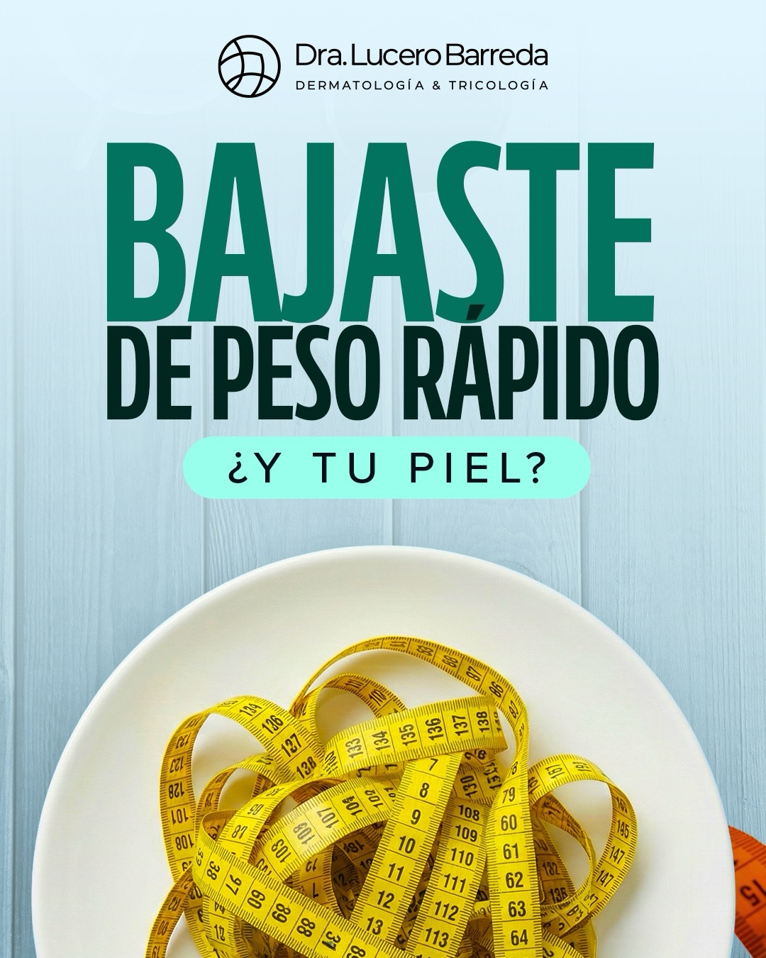 Dra. Lucero Barreda Facebook ad: GLP-1 y piel: lo que sí vemos en…
